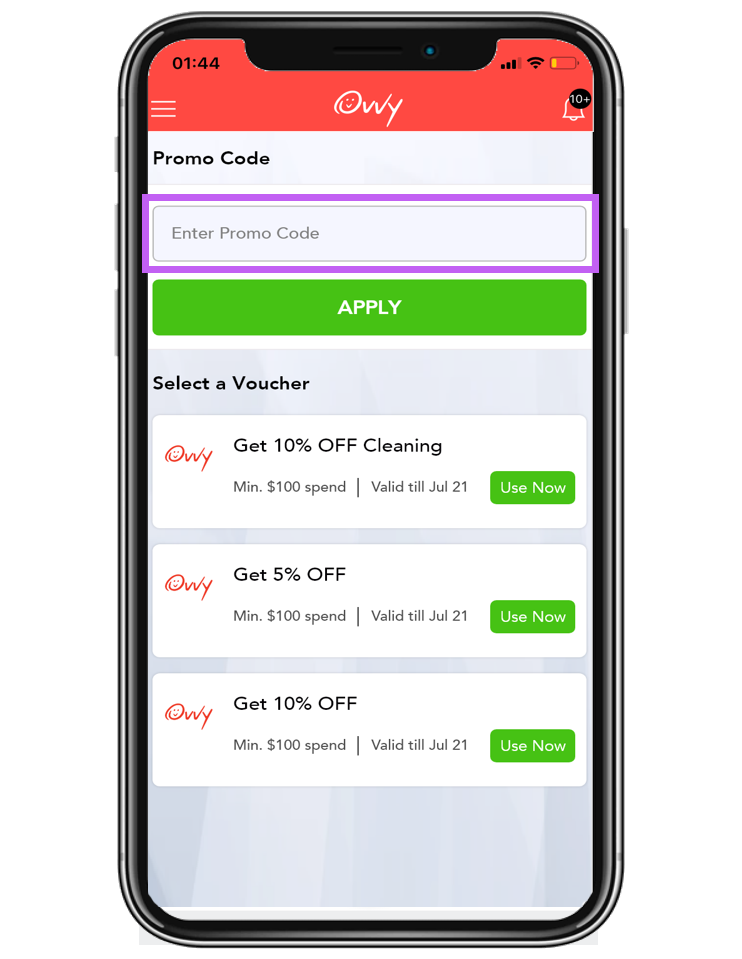 How To Use Promo Code Ovvy The Service Marketplace